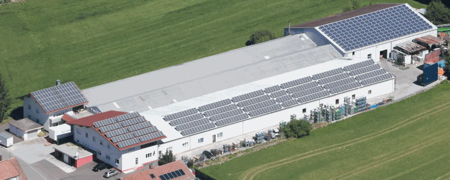 Brutsche – Luftaufnahme der Industrie