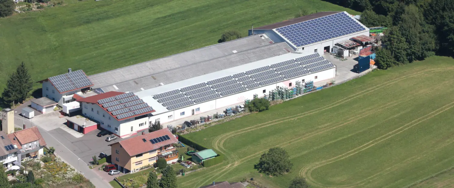 Brutsche – Luftaufnahme der Industrie